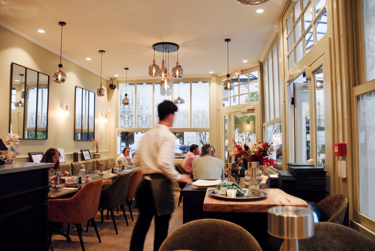Salle du restaurant Le Petit Louvre, Arcachon